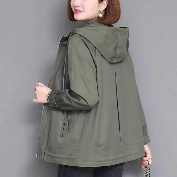 women's trench coats women 2021 coat spring autumn hooded outerwear loose overcoat female windbreaker casual basic plus size top, Tan;black
women's trench coats women 2021 coat spring autumn hooded outerwear loose overcoat female windbreaker casual basic plus size top, Tan;black