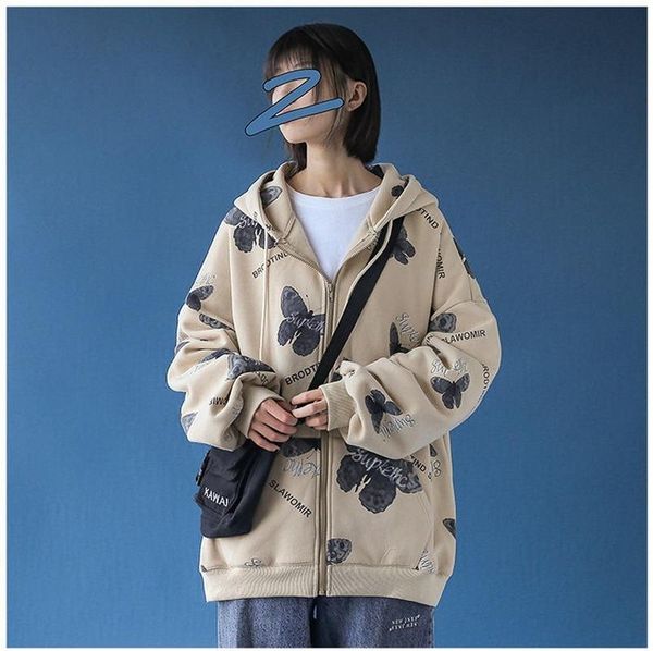 women's hoodies & sweatshirts 2021 autumn plus velvet jacket men and women korean loose baseball uniform vintage harajuku style, Black
women's hoodies & sweatshirts 2021 autumn plus velvet jacket men and women korean loose baseball uniform vintage harajuku style, Black