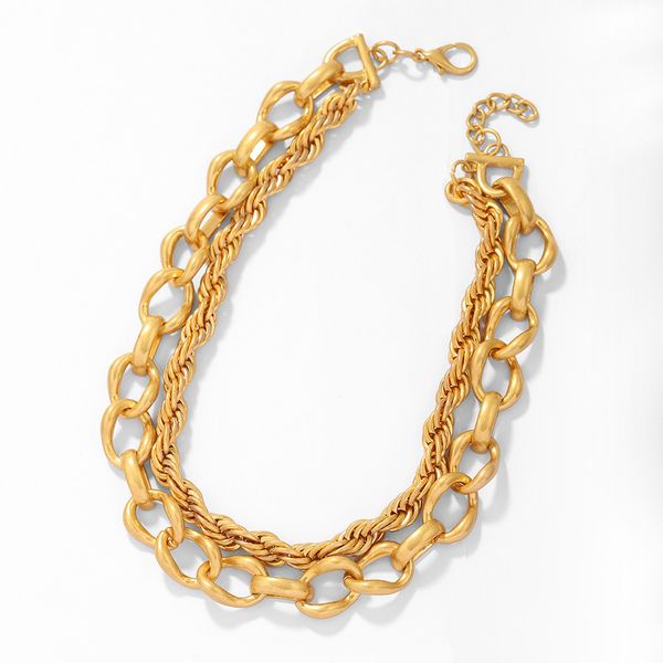 fashion brand personality rap hip hop multi chain necklace men and women lovers street versatile students with, Silver
fashion brand personality rap hip hop multi chain necklace men and women lovers street versatile students with, Silver