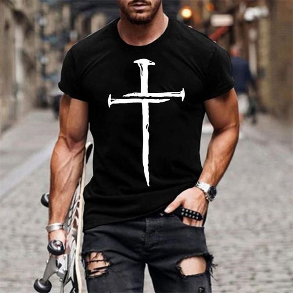 men's t-shirts summer vintage cross printing short sleeve t shirt for men fashion o-neck plus size tee casual pullover male harajuku st, White;black
men's t-shirts summer vintage cross printing short sleeve t shirt for men fashion o-neck plus size tee casual pullover male harajuku st, White;black