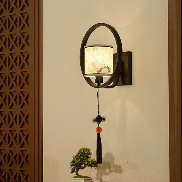 new chinese wall lamp modern ceramic l decoration wall light antique aisle bedroom bedside lamp retro living room iron light
new chinese wall lamp modern ceramic l decoration wall light antique aisle bedroom bedside lamp retro living room iron light