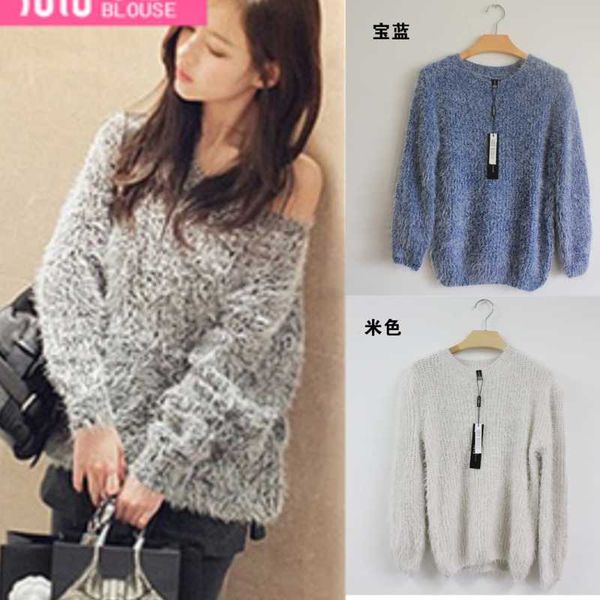 women's sweaters long sleeve loose jumper tunic sweater stretch round neck, White;black
women's sweaters long sleeve loose jumper tunic sweater stretch round neck, White;black