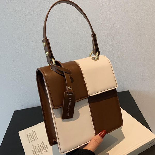 evening bags color contrast pu leather plaid shoulder crossbody for women 2021 women's designer small handbag female travel flap bag
evening bags color contrast pu leather plaid shoulder crossbody for women 2021 women's designer small handbag female travel flap bag