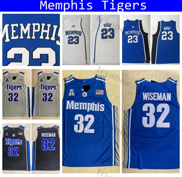mens memphis tigers college basketball jerseys blue white 32 james wiseman 23 derrick rose stitched shirts s, Black
mens memphis tigers college basketball jerseys blue white 32 james wiseman 23 derrick rose stitched shirts s, Black