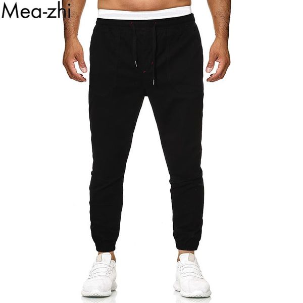 men's pants man casual sports joggers elastic waist plain fashion solid m-3xl sweatpants mens pencil, Black
men's pants man casual sports joggers elastic waist plain fashion solid m-3xl sweatpants mens pencil, Black