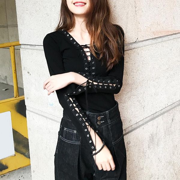 women's t-shirt 2021 women harajuku gothic black hollow out lacing long sleeve punk v-neck spring style ladies blouse w226, White
women's t-shirt 2021 women harajuku gothic black hollow out lacing long sleeve punk v-neck spring style ladies blouse w226, White