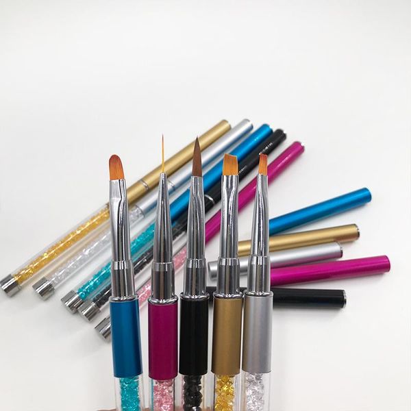nail brushes 5 styles art brush liner gel painting pens manicure charms uv flat oblique beauty tool, Yellow
nail brushes 5 styles art brush liner gel painting pens manicure charms uv flat oblique beauty tool, Yellow