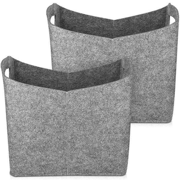 felt basket 40 x 23 x 39.5 cm - fireplace wood bag sundries clothes books snacks storage baskets handbag
felt basket 40 x 23 x 39.5 cm - fireplace wood bag sundries clothes books snacks storage baskets handbag