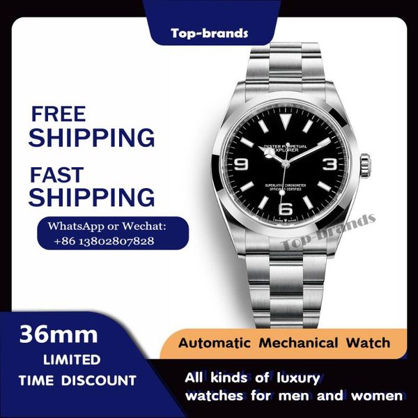 wristwatches 2121 watch oyster perpetual movement explorer luxury men's automatic mechanical waterproof fashion, Slivery;brown
wristwatches 2121 watch oyster perpetual movement explorer luxury men's automatic mechanical waterproof fashion, Slivery;brown