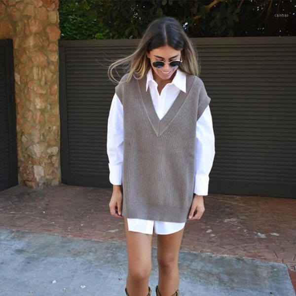 autumn winter women knit vest sweater v-neck waistcoat pullover warm knitted women's sweaters, White;black
autumn winter women knit vest sweater v-neck waistcoat pullover warm knitted women's sweaters, White;black