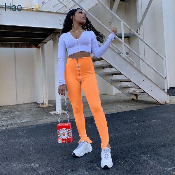 women's pants & capris haoyuan stretch high waist sweatpants women joggers elastic leggings sport bell bottom trouser bodycon zip split, Black;white
women's pants & capris haoyuan stretch high waist sweatpants women joggers elastic leggings sport bell bottom trouser bodycon zip split, Black;white