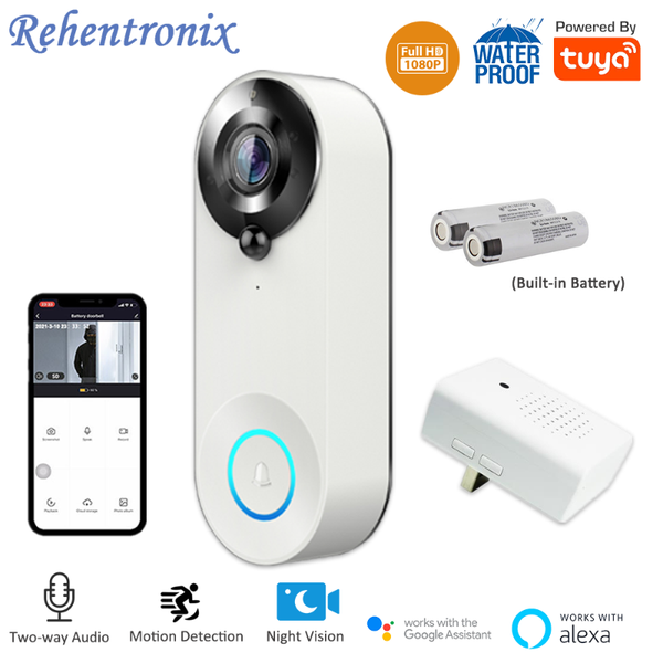 doorbells tuya wifi video doorbell smart home wireelss with 1080p securtiy camera two-way audio support alexa google
doorbells tuya wifi video doorbell smart home wireelss with 1080p securtiy camera two-way audio support alexa google
