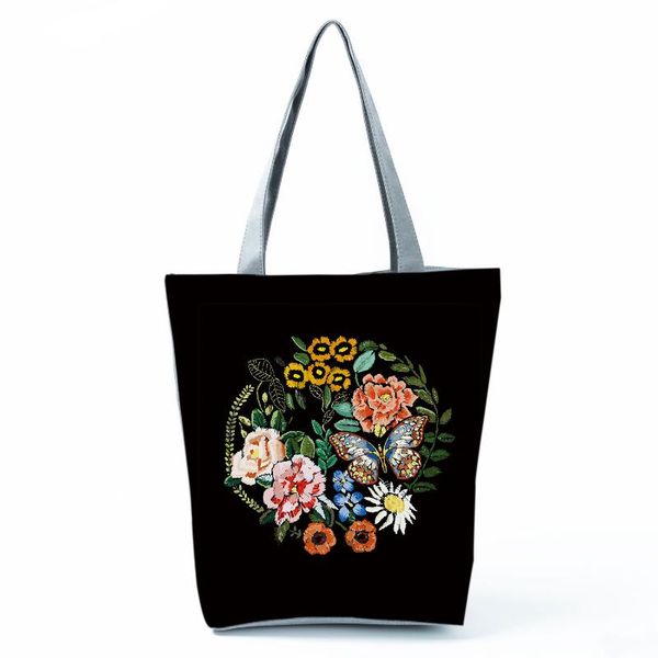 evening bags refreshing all-match shoulder floral butterfly print black women's bag fashion portable handbags high capacity shopping
evening bags refreshing all-match shoulder floral butterfly print black women's bag fashion portable handbags high capacity shopping