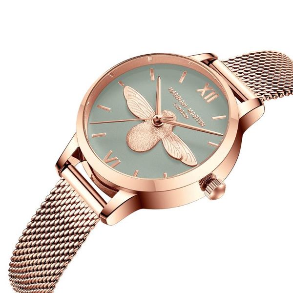 wristwatches 2021 designer ladies enchased 3d bee dial rose gold girls stainless steel bracelet quartz women watches, Slivery;brown
wristwatches 2021 designer ladies enchased 3d bee dial rose gold girls stainless steel bracelet quartz women watches, Slivery;brown
