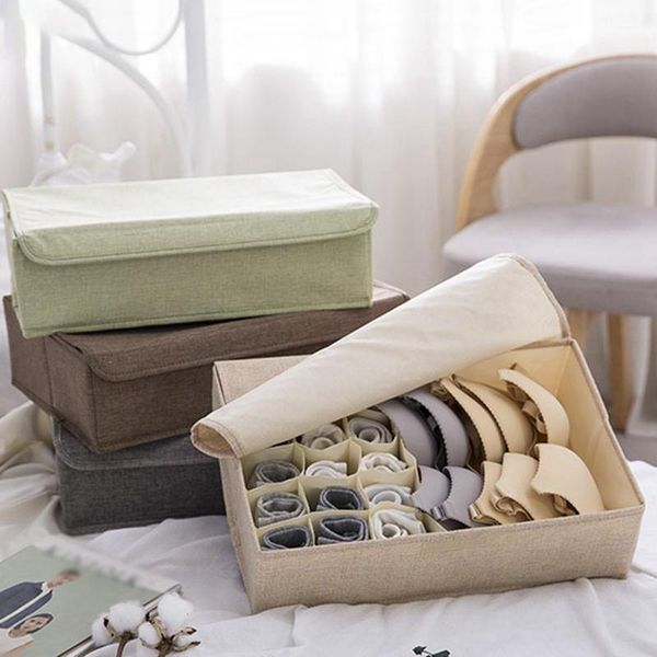 storage drawers fabric cotton linen underwear box socks multi-compartment foldable bra with lid dust-proof
storage drawers fabric cotton linen underwear box socks multi-compartment foldable bra with lid dust-proof