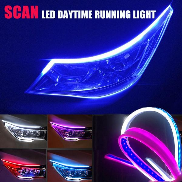 emergency lights 2pcs led drl daytime running flexible car light accessories turn signal yellow brake side headlights strip 12v
emergency lights 2pcs led drl daytime running flexible car light accessories turn signal yellow brake side headlights strip 12v