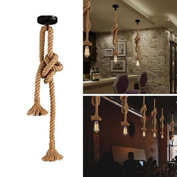pendant lamps single head rope vintage hanging light, for restaurant bar 
pendant lamps single head rope vintage hanging light, for restaurant bar