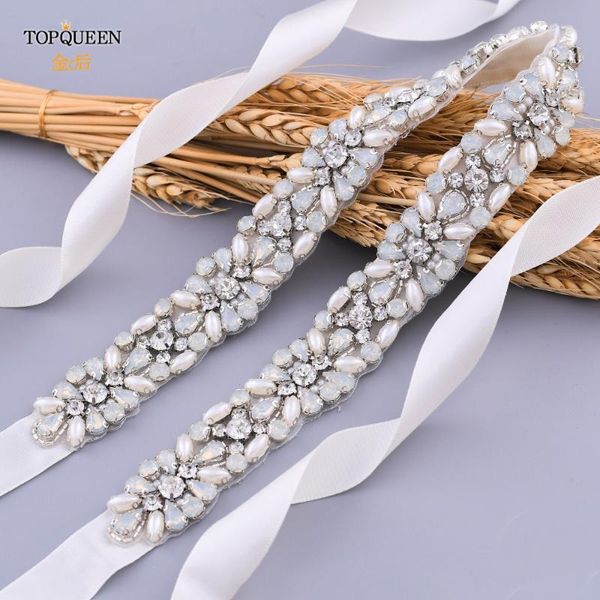 wedding sashes ueen s450 beaded bridal belt for dresses opal belts womens embellished with pearl, White
wedding sashes ueen s450 beaded bridal belt for dresses opal belts womens embellished with pearl, White