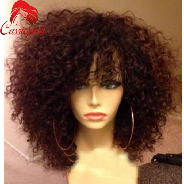 short afro kinky curly wig virgin peruvian lace front wig kinky curly glueless human hair full lace wig with bangs baby hair, Black;brown
short afro kinky curly wig virgin peruvian lace front wig kinky curly glueless human hair full lace wig with bangs baby hair, Black;brown