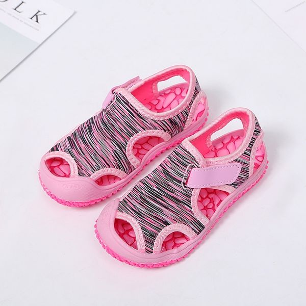 children's sandals boys beach shoes solid bottom soft wear non-slip girls baby toddler shoes kids barefoot shoes 210301, Black;red
children's sandals boys beach shoes solid bottom soft wear non-slip girls baby toddler shoes kids barefoot shoes 210301, Black;red