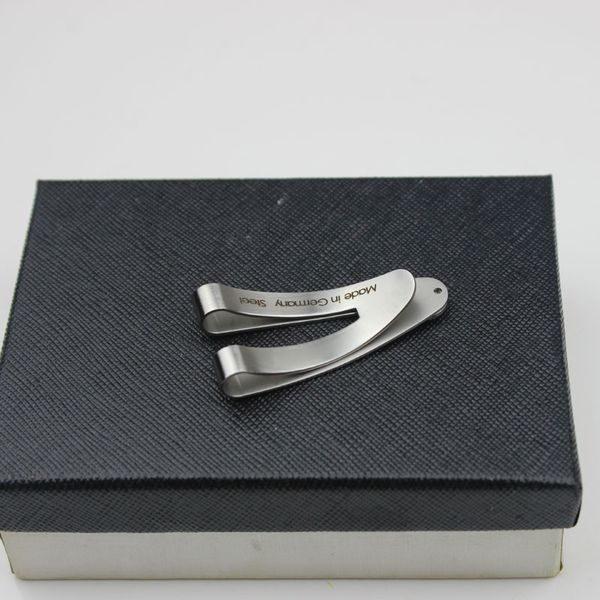 316l stainless steel polishing money clip for man or women no with box, Black