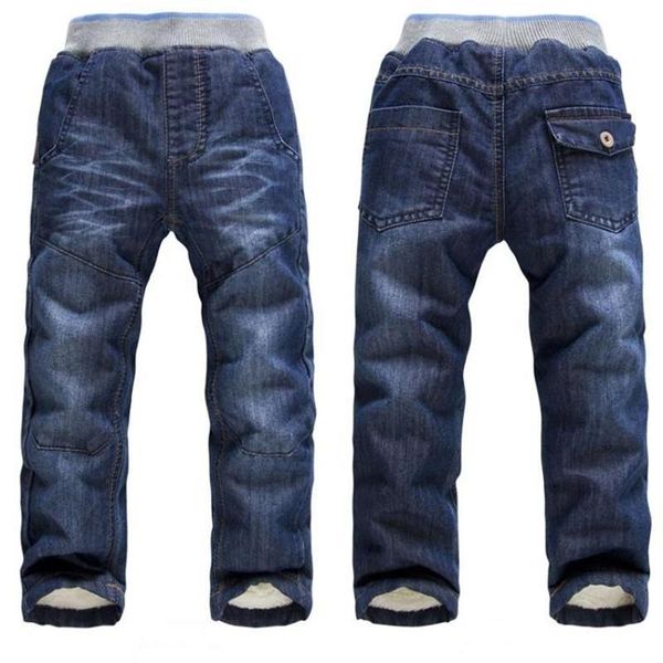 jeans fashion kids boys clothes infants children denim long pants casual elastic waist trousers plus velvet quilted, Blue
jeans fashion kids boys clothes infants children denim long pants casual elastic waist trousers plus velvet quilted, Blue