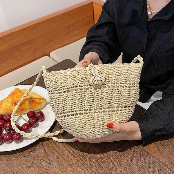evening bags shell decoration straw bag 2021 summer bohemian women shoulder crossbody woven bow knit messenger
evening bags shell decoration straw bag 2021 summer bohemian women shoulder crossbody woven bow knit messenger