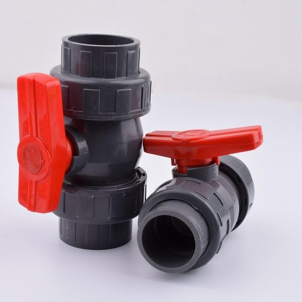 1pc 20/25/32/40/50mm pvc pipe union valve water pipe fittings ball valve garden irrigation water connector aquarium adapter
1pc 20/25/32/40/50mm pvc pipe union valve water pipe fittings ball valve garden irrigation water connector aquarium adapter