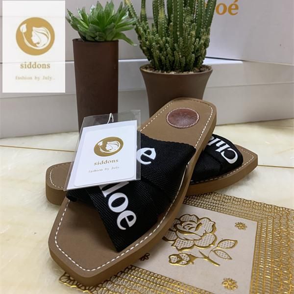 2021 french women's shoes french women's slippers fashion letters sandals, Black
2021 french women's shoes french women's slippers fashion letters sandals, Black