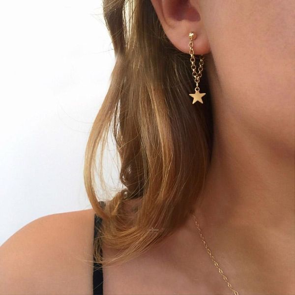 dangle & chandelier women's earrings unusual for women korea vintage geometry metal star 2021 trendy fashion female jewelry, Silver
dangle & chandelier women's earrings unusual for women korea vintage geometry metal star 2021 trendy fashion female jewelry, Silver