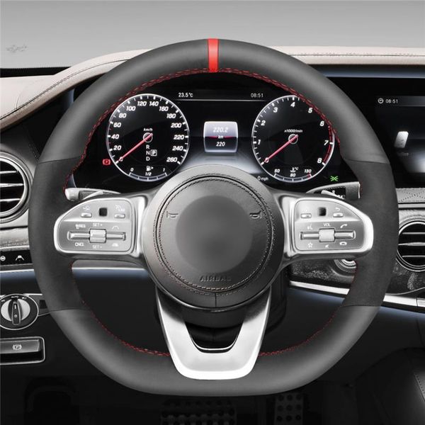 steering wheel covers diy anti-slip wear-resistant cover for - e-class w213 c-class w205 car interior decoration
steering wheel covers diy anti-slip wear-resistant cover for - e-class w213 c-class w205 car interior decoration