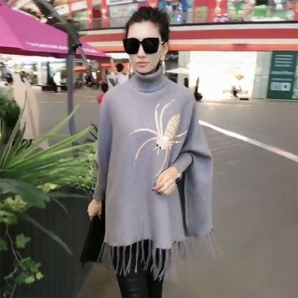 women's sweaters knit sweater women autumn and winter wild wool thick tassel cashmere style net red shawl jacket models, White;black
women's sweaters knit sweater women autumn and winter wild wool thick tassel cashmere style net red shawl jacket models, White;black