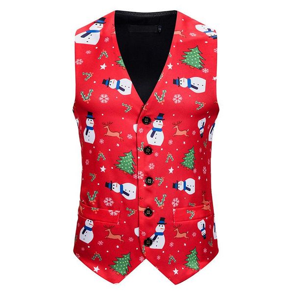 men's vests christmas men 3d tree snowman printed sleeveless jacket mens xmas feliz navidad party chaleco hombre, Black;white
men's vests christmas men 3d tree snowman printed sleeveless jacket mens xmas feliz navidad party chaleco hombre, Black;white