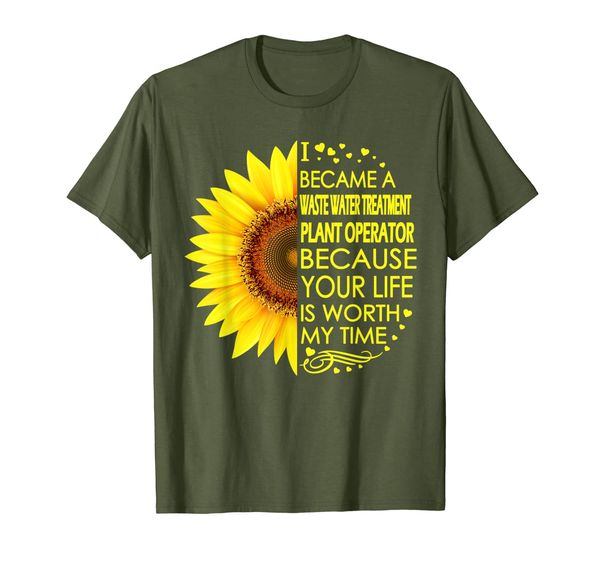 i became waste water treatment plant operator sunflower t-shirt, White;black
i became waste water treatment plant operator sunflower t-shirt, White;black