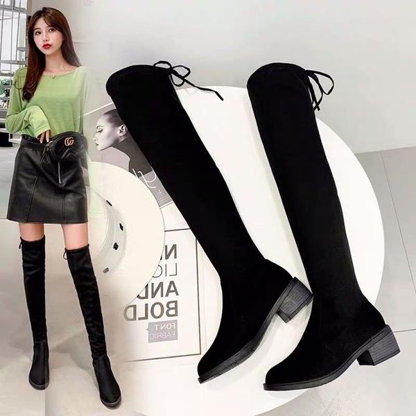 boots 2021 autumn thick heel knee high plush warm fashionable women's boots, delivery, Black
boots 2021 autumn thick heel knee high plush warm fashionable women's boots, delivery, Black