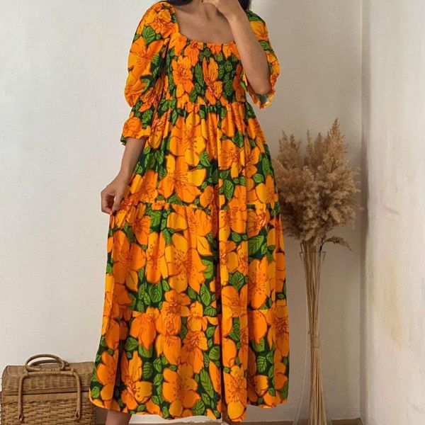 casual dresses yenkye elegant women vintage flower print long dress female square neck puff sleeve holiday autumn vestido, Black;gray
casual dresses yenkye elegant women vintage flower print long dress female square neck puff sleeve holiday autumn vestido, Black;gray