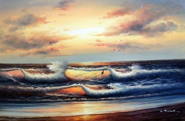 surf sunrise quiet beach hawaii caribbean seascape home decor handpainted &hd print oil painting on canvas wall art canvas picture 210301
surf sunrise quiet beach hawaii caribbean seascape home decor handpainted &hd print oil painting on canvas wall art canvas picture 210301