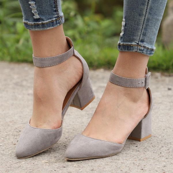 dress shoes women two piece pumps pointed toe high heels women's sandals female ankle strap buckle ladies square footwear woman 2021, Black
dress shoes women two piece pumps pointed toe high heels women's sandals female ankle strap buckle ladies square footwear woman 2021, Black