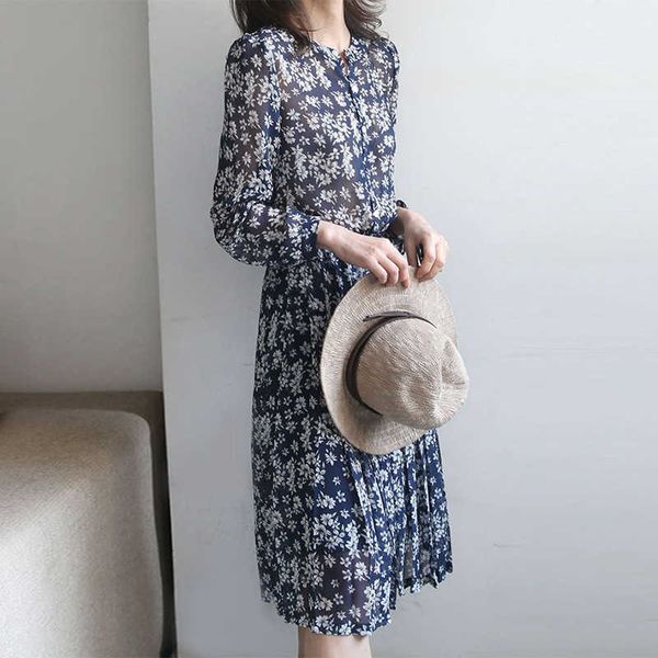 flower print chiffon thin elegant temperament office lady vestido feminino casual loose dresses for women summer 210525, Black;gray
flower print chiffon thin elegant temperament office lady vestido feminino casual loose dresses for women summer 210525, Black;gray