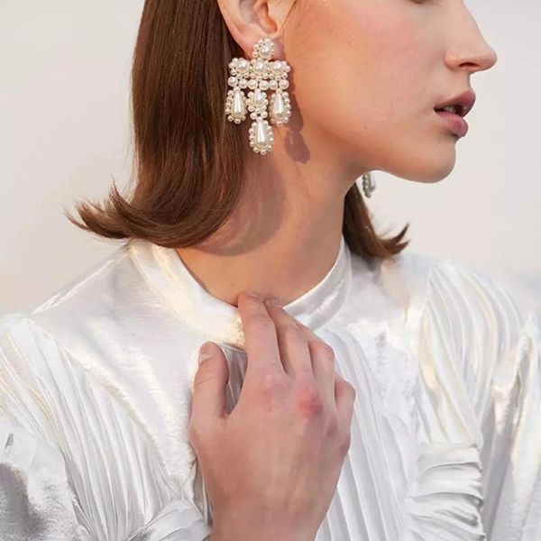 dangle & chandelier aensoa simulated pearl tassel earrings for women big long geometric drop wedding bridal fashion jewelry 2021, Silver
dangle & chandelier aensoa simulated pearl tassel earrings for women big long geometric drop wedding bridal fashion jewelry 2021, Silver