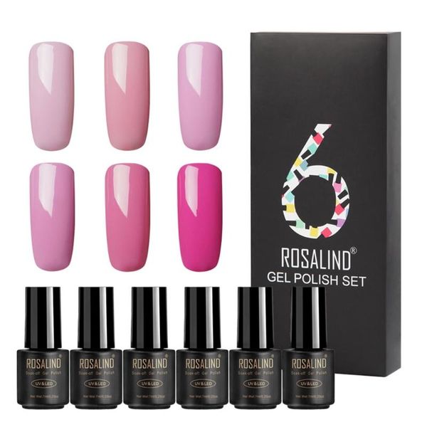 nail polish rosalind 6pcs gel kit set glitter vernis semi permanent base coat profession uv led art
nail polish rosalind 6pcs gel kit set glitter vernis semi permanent base coat profession uv led art