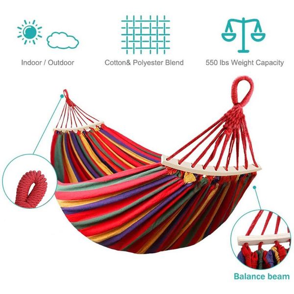outdoor pads hammock garden home travel camping canvas stripe hiking swing bed portable sports hang double single people
outdoor pads hammock garden home travel camping canvas stripe hiking swing bed portable sports hang double single people