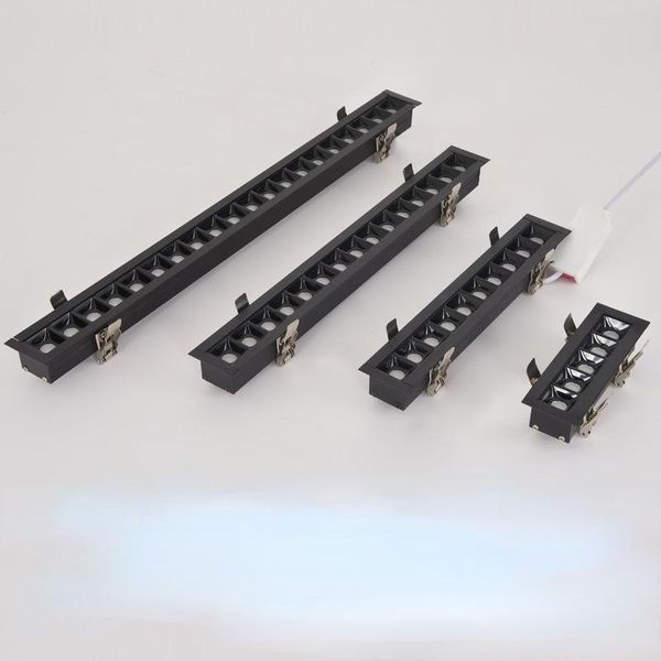 downlights led line downlight recessed rectangle grille ceiling lamp 5w 10w 15w 20w 25w 30w 35w 40w 45w spot light for home shop decor 
downlights led line downlight recessed rectangle grille ceiling lamp 5w 10w 15w 20w 25w 30w 35w 40w 45w spot light for home shop decor
