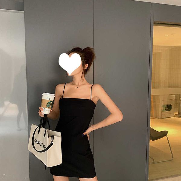 luxury evening dress 2021 summer suspender temperament small black skirt, Black;gray
luxury evening dress 2021 summer suspender temperament small black skirt, Black;gray