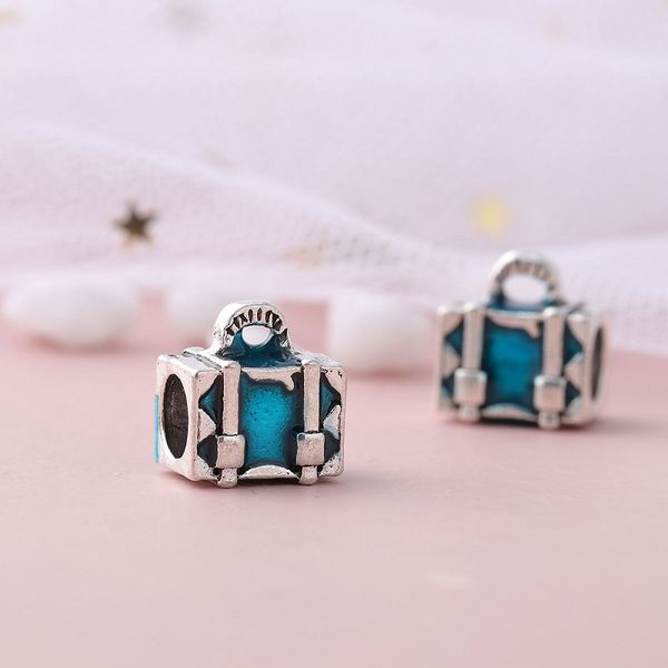 fits pandora bracelets 20pcs blue suitcase handbag silver charms beads fits pandora charms bracelet necklace for jewelry making 925 sterling, Black
fits pandora bracelets 20pcs blue suitcase handbag silver charms beads fits pandora charms bracelet necklace for jewelry making 925 sterling, Black