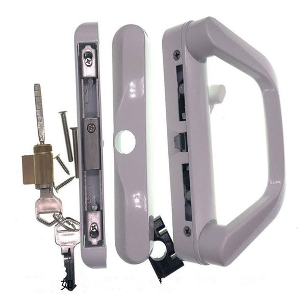 handles & pulls sliding patio door handle set with key easy installation zinc alloy mortise-style lock white/black g8tb
handles & pulls sliding patio door handle set with key easy installation zinc alloy mortise-style lock white/black g8tb