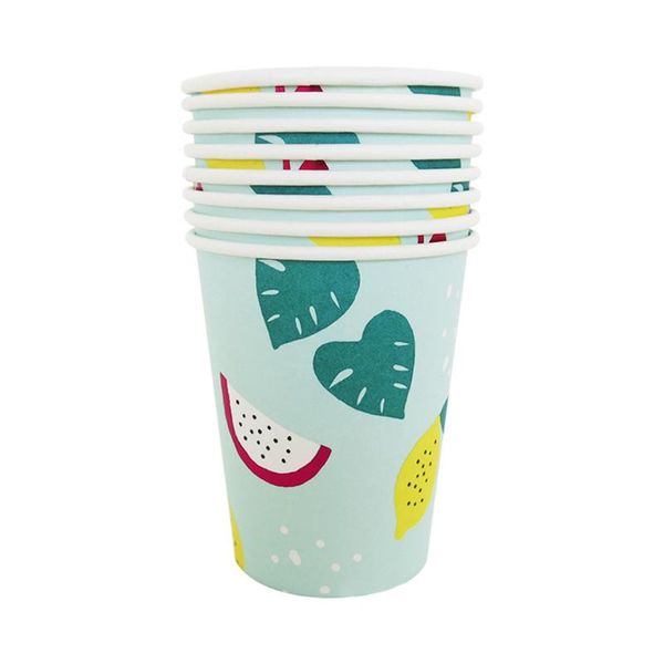 packaging dinner service 8pcs paper cup multi-purpose disposable party summer style for birthday
packaging dinner service 8pcs paper cup multi-purpose disposable party summer style for birthday