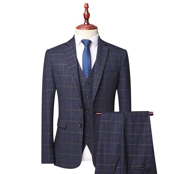 men's suits & blazers ( jacket + vest pants )three-piece male formal business plaids suit for fashion boutique plaid wedding dress blaz, White;black
men's suits & blazers ( jacket + vest pants )three-piece male formal business plaids suit for fashion boutique plaid wedding dress blaz, White;black