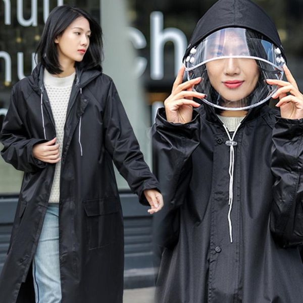 raincoats long women fashion raincoat hiking outdoor waterproof hooded rain poncho protection impermeables gear bc50rc 
raincoats long women fashion raincoat hiking outdoor waterproof hooded rain poncho protection impermeables gear bc50rc