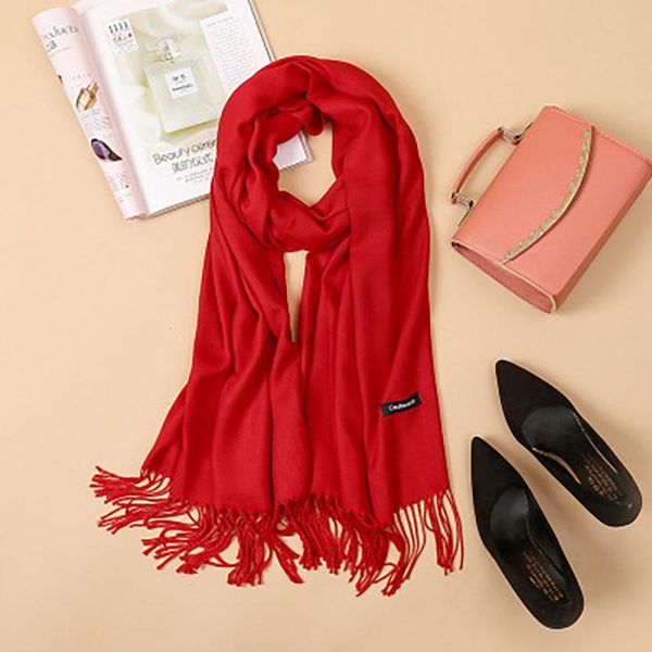 scarves cashmere scarf female autumn winter imitation solid-color tassel warm shawl, Blue;gray
scarves cashmere scarf female autumn winter imitation solid-color tassel warm shawl, Blue;gray